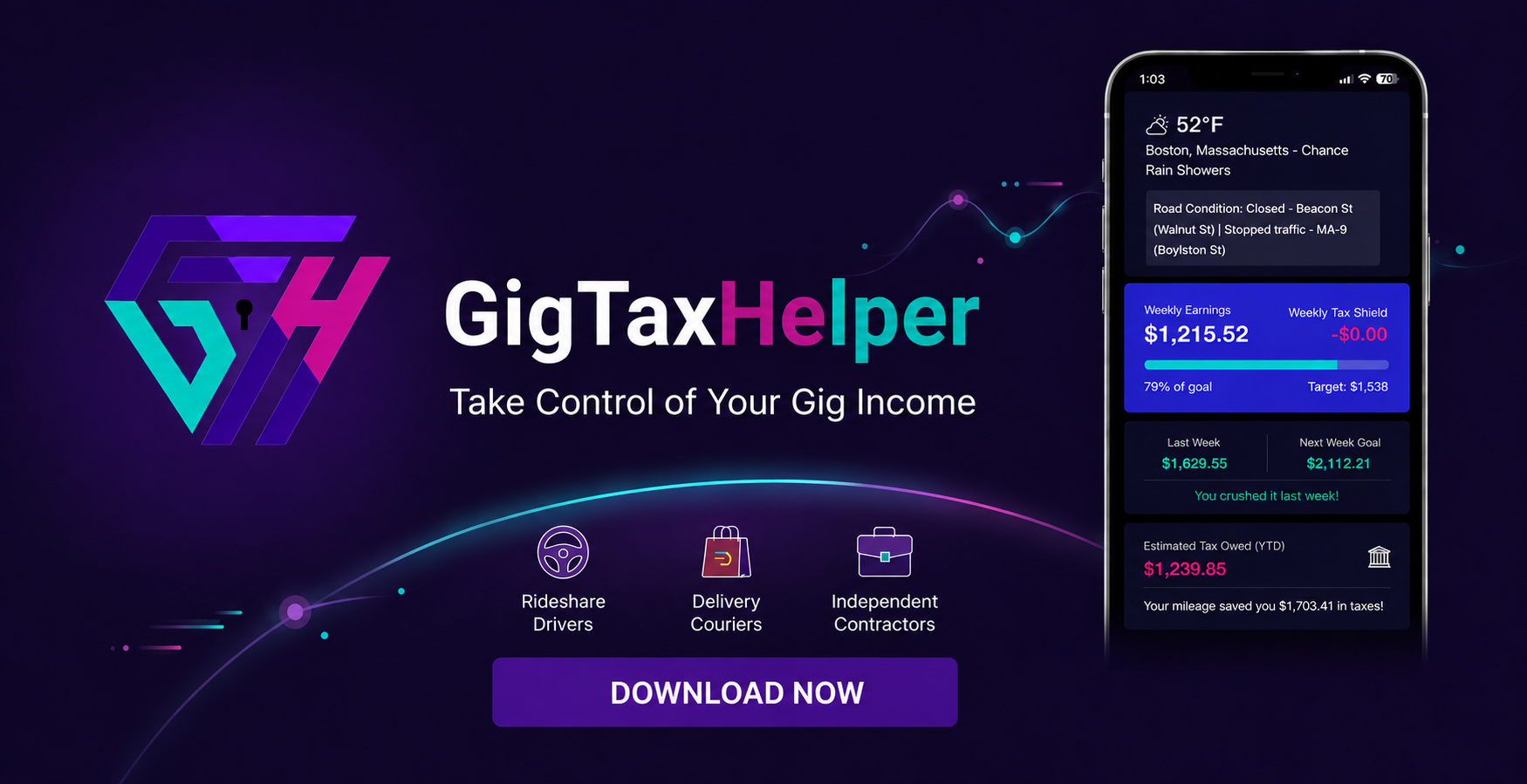 GigTaxHelper feature graphic